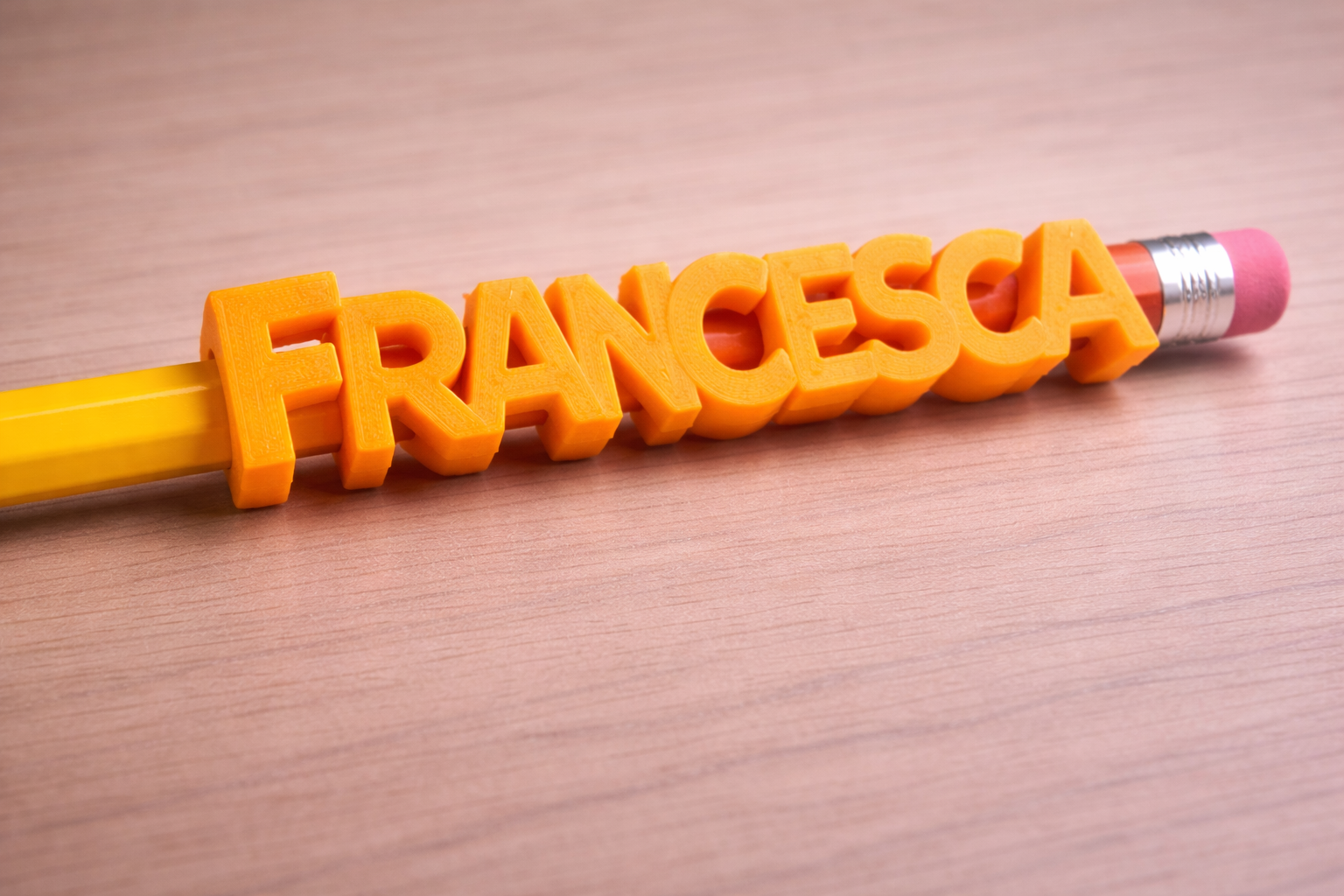 PencilPop Name Tag – Personalized 3D Pencil Name Topper