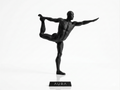 Dancer's Pose — FitFigures™ Yoga Man Series | 3D Printed Polygon Figure | WowLayer