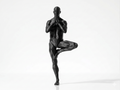 Tree Pose — FitFigures™ Yoga Man Series | 3D Printed Polygon Figure | WowLayer