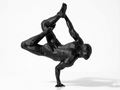 Crow Pose — FitFigures™ Yoga Man Series | 3D Printed Polygon Figure | WowLayer