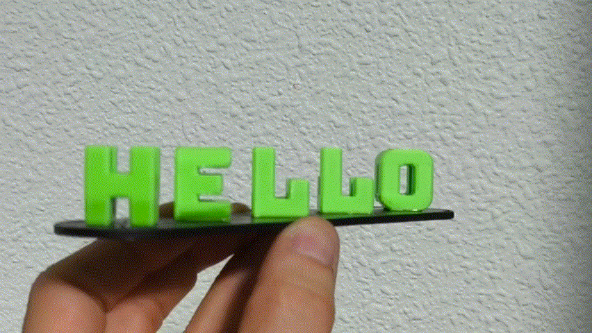DuoName 3D Plate – Personalized Dual Name Gift (upto 10 letters)