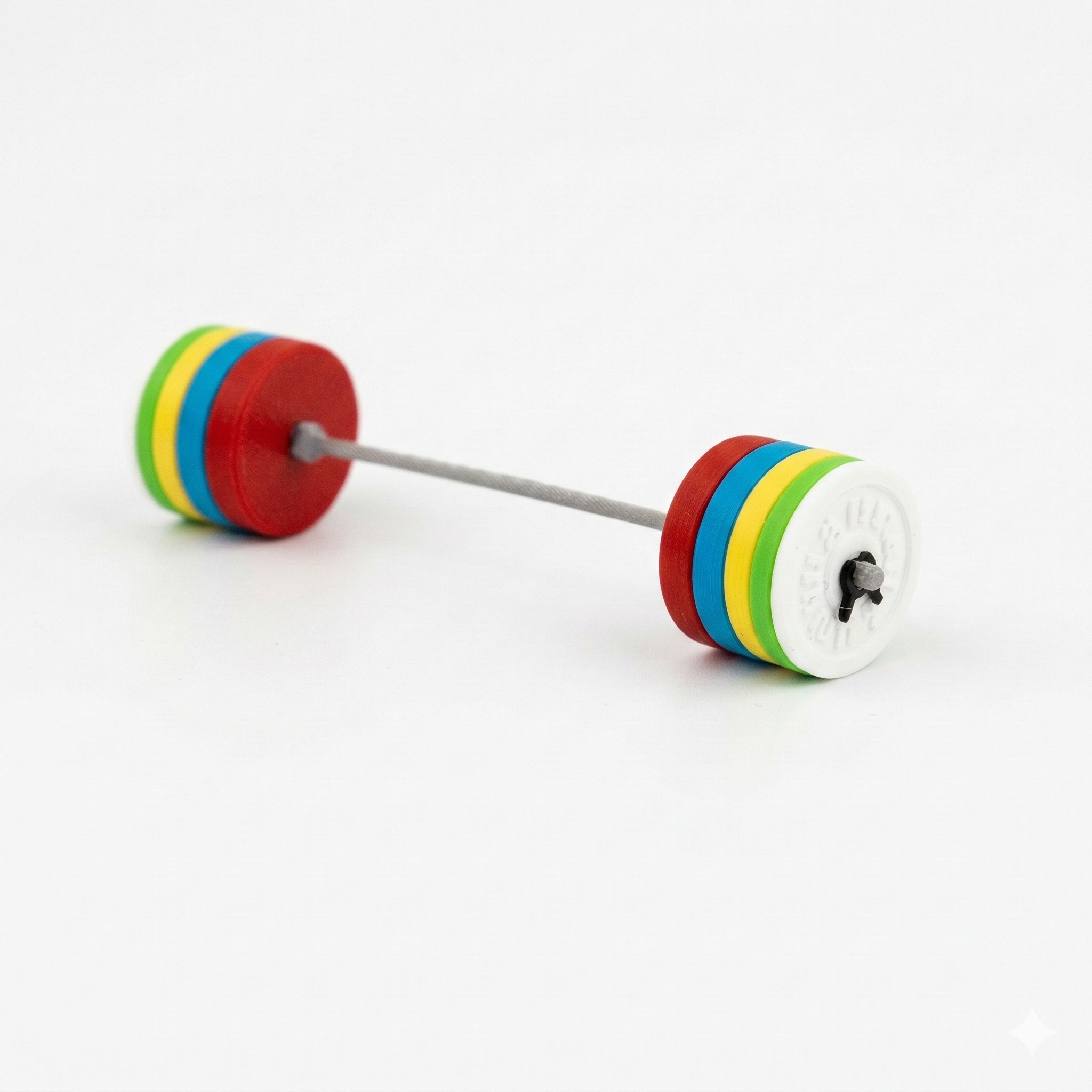 Olympic Barbell — 3D Printed Full Scale Showcase Display Prop | Gym Decor India | WowLayer