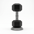 Dumbbell Pair — 3D Printed Hex Display Props | Gym Decor India | WowLayer
