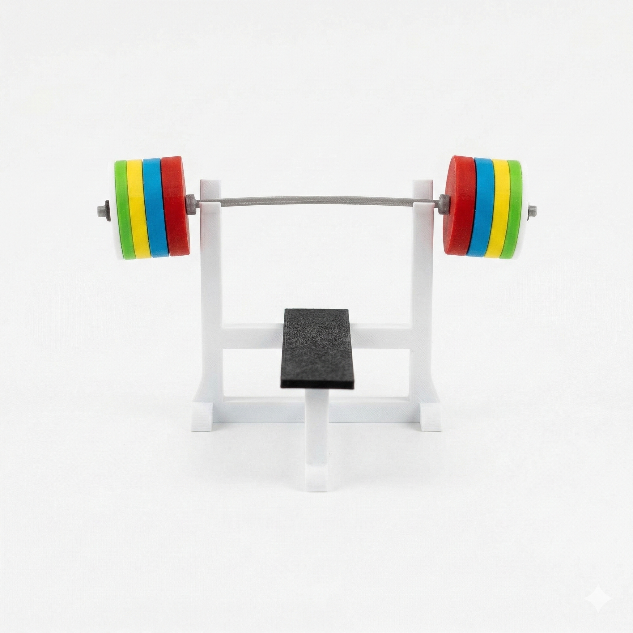 Olympic Barbell — 3D Printed Full Scale Showcase Display Prop | Gym Decor India | WowLayer