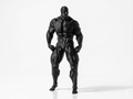 Muscular man rear pose — FitFigures™ Muscle Man Series | 3D Printed Polygon Figure | WowLayer