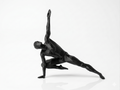 Seated with Arms Raised in Mudra — FitFigures™ Meditating Man Series No.006 | 3D Printed Polygon Figure | WowLayer