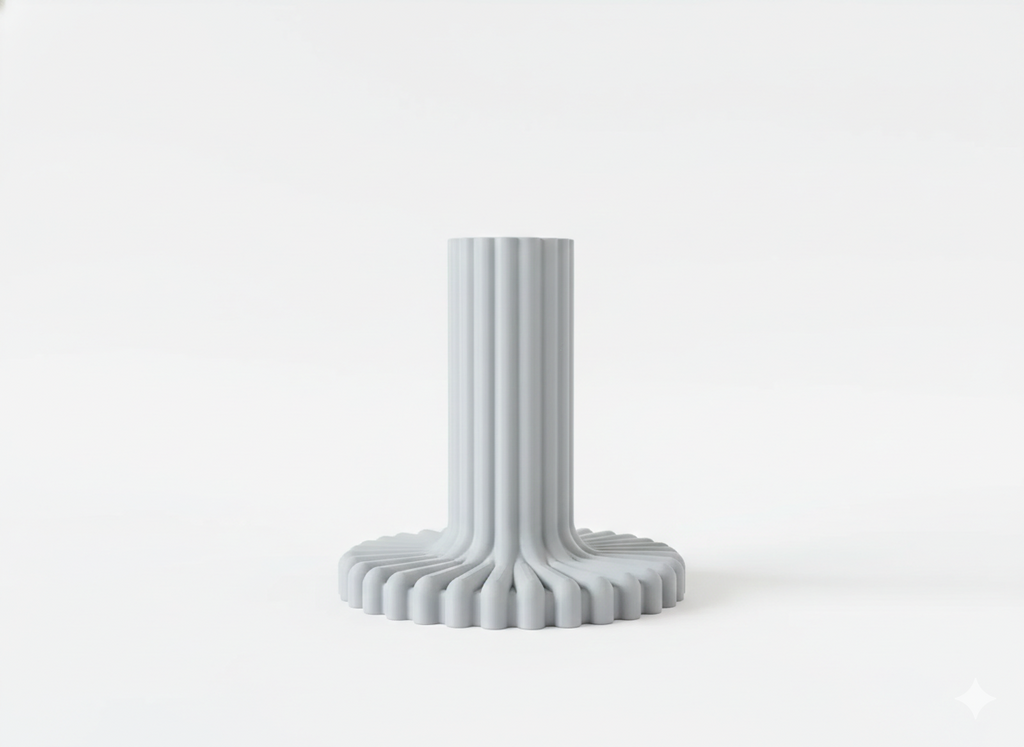 Geometric Candle Holder — Modern 3D Printed Home Ambience