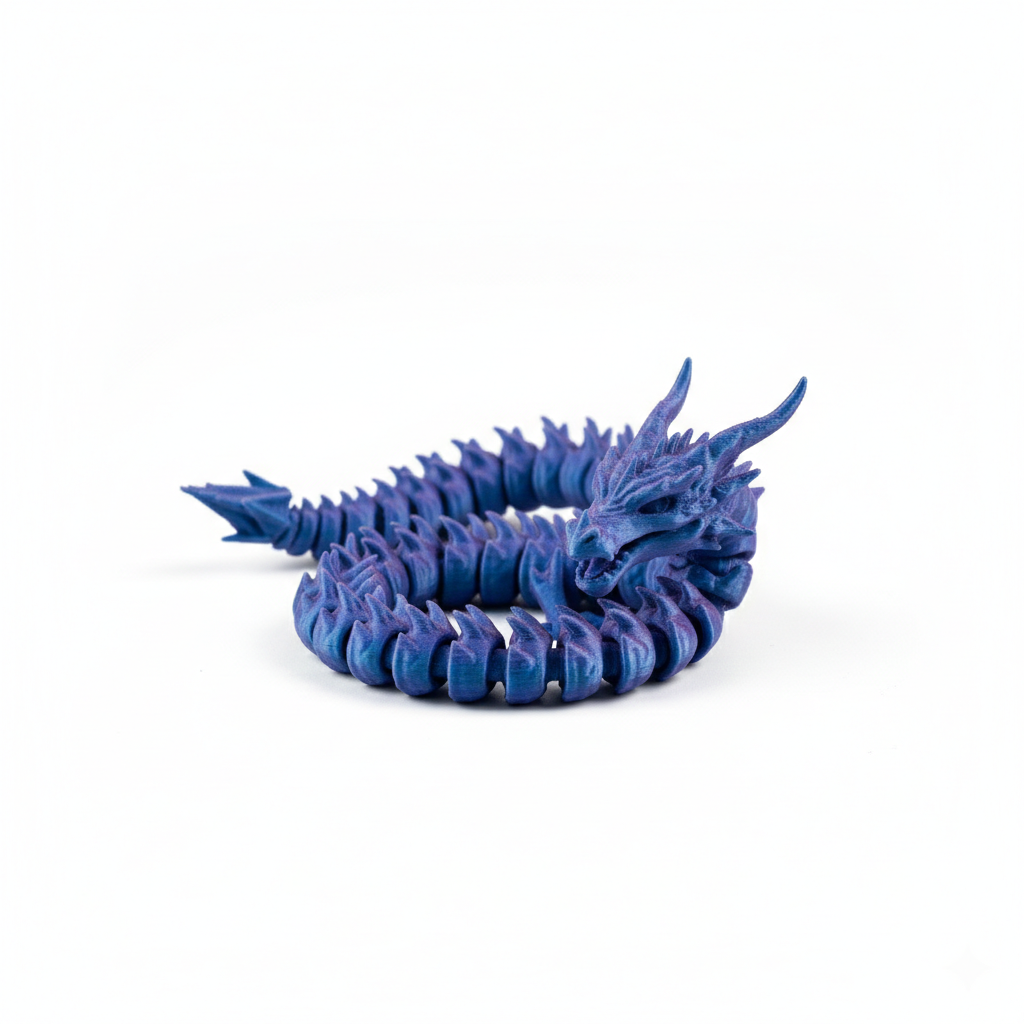Articulated Flexi Dragon — 3D Printed Moving Joints Toy & Decor