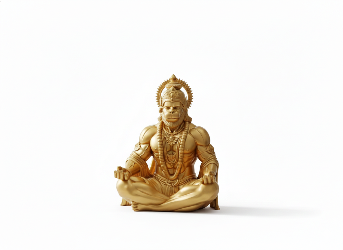 Lord Hanuman Idol — 3D Printed Temple Decor for Your Home