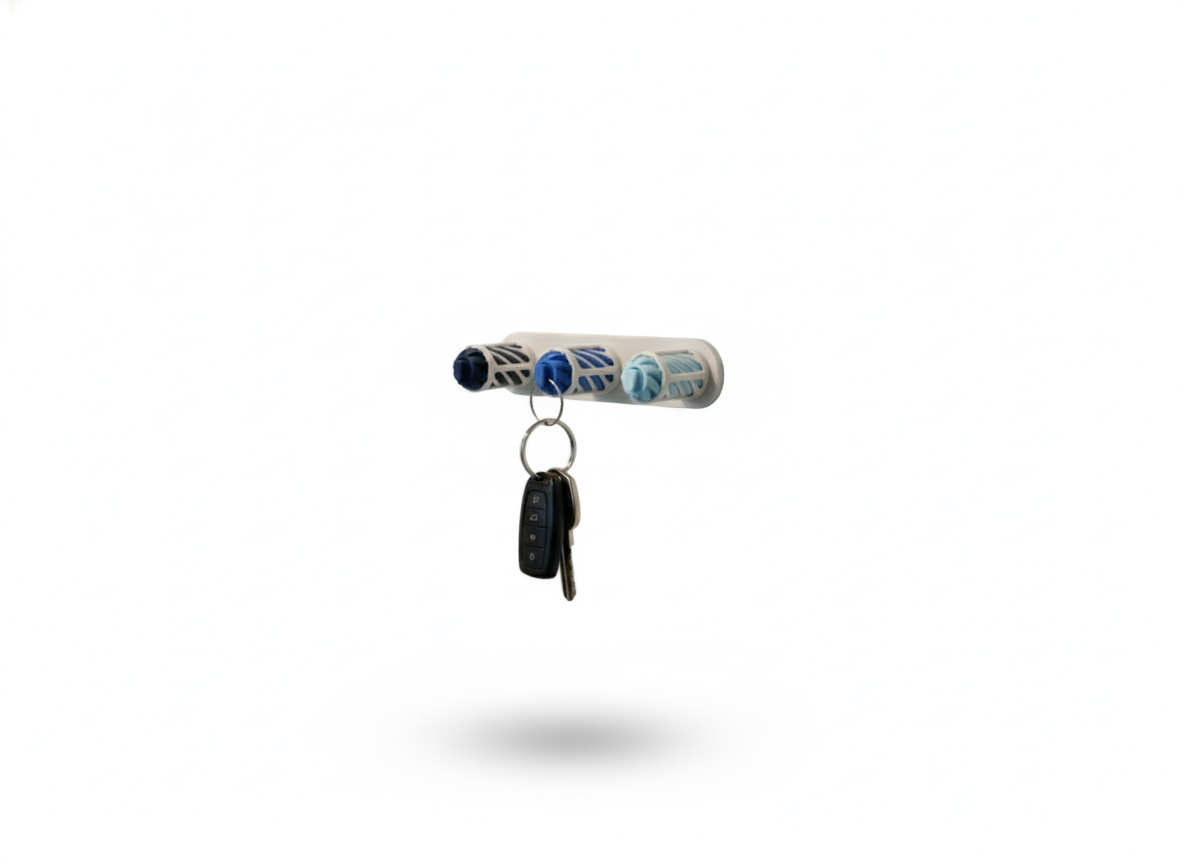 Minimalist Key Holder — Wall Mount for Organized Entryways
